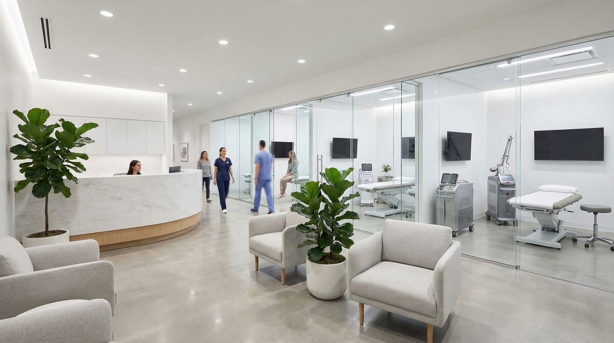 Modern clinic interior