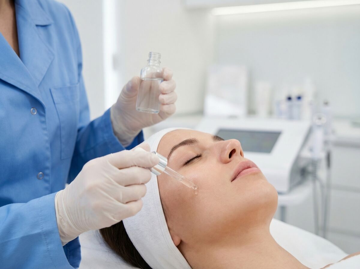 Professional dermatological treatment