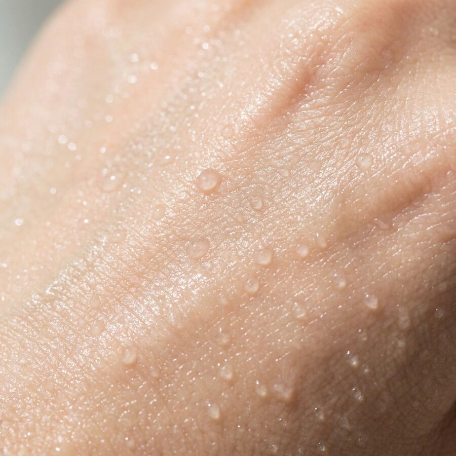 Healthy skin texture